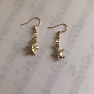 Handmade starfish earrings handmade by me